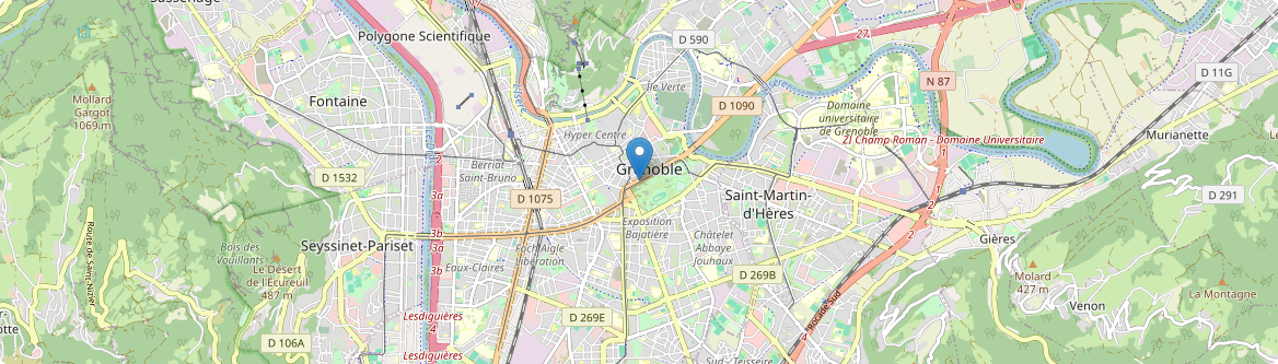 Grenoble - Carte