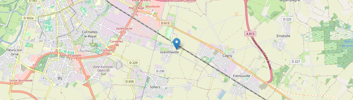 Grentheville - Carte
