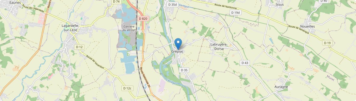 Grépiac - Carte
