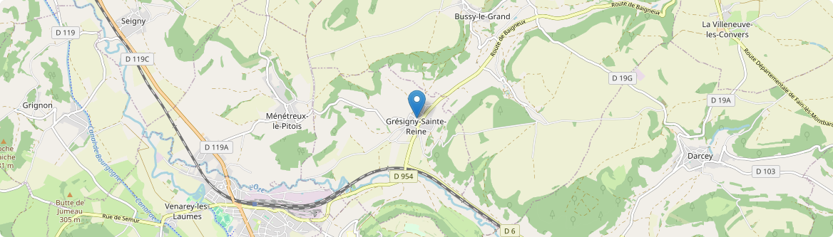 Grésigny-Sainte-Reine - Carte