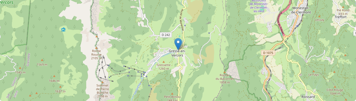 Gresse-en-Vercors - Carte