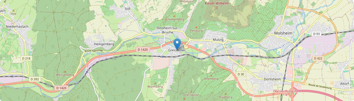 Gresswiller - Carte