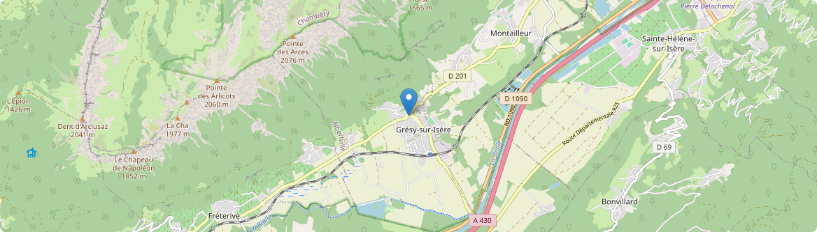 Grésy-sur-Isère - Carte