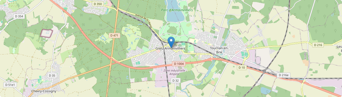 Gretz-Armainvilliers - Carte