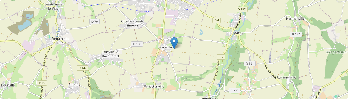 Greuville - Carte