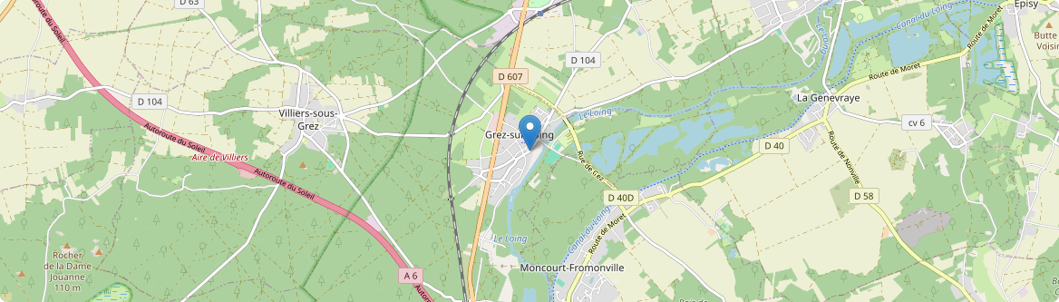 Grez-sur-Loing - Carte