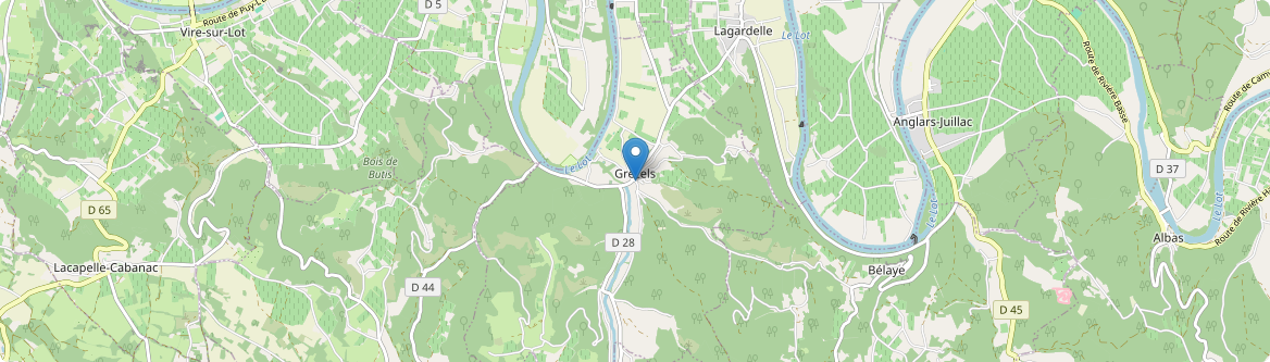 Grézels - Carte