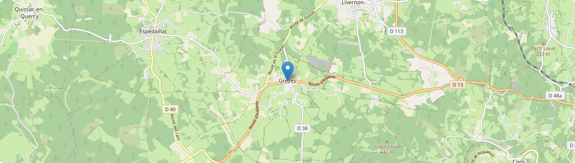 Grèzes - Carte