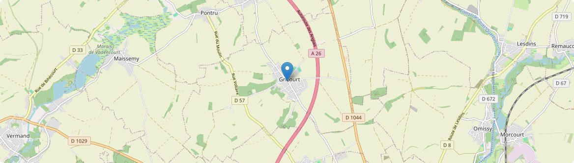 Gricourt - Carte