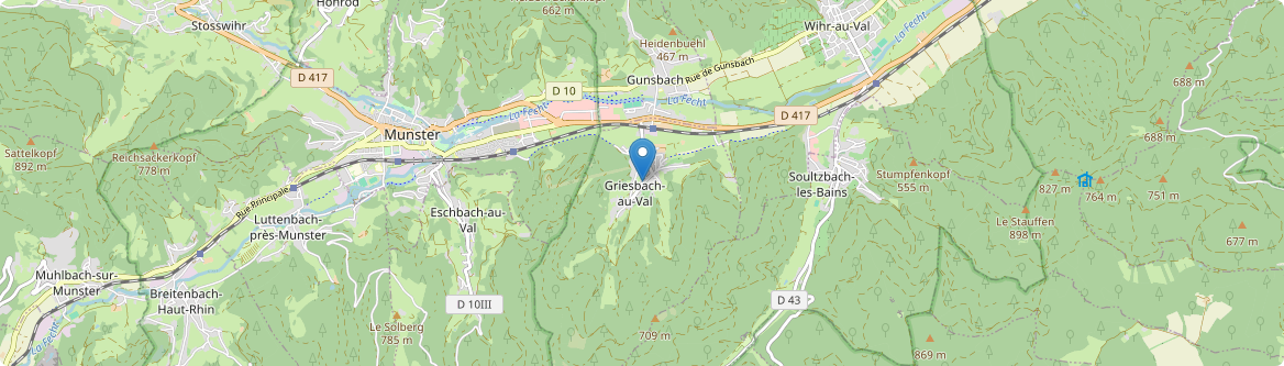 Griesbach-au-Val - Carte