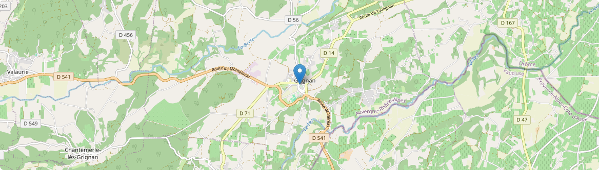 Grignan - Carte