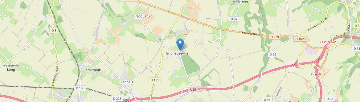 Grigneuseville - Carte