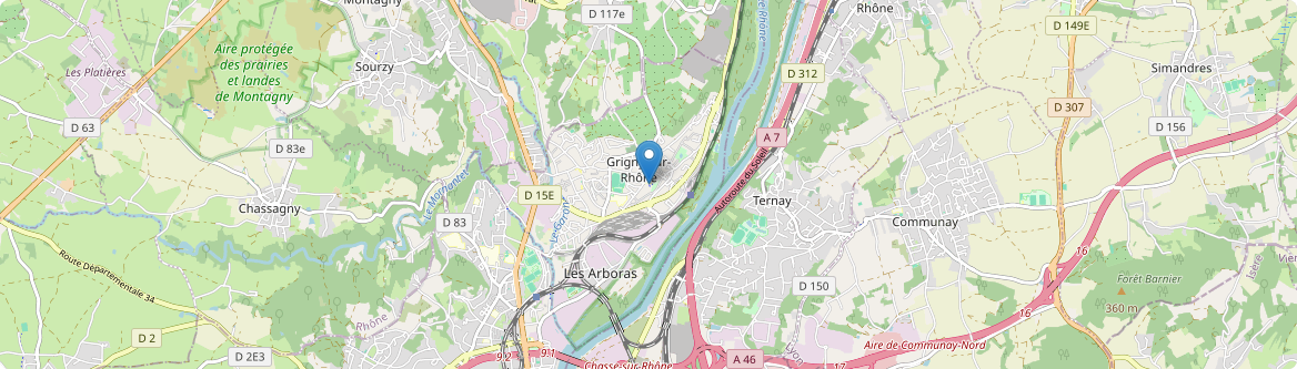 Grigny - Carte