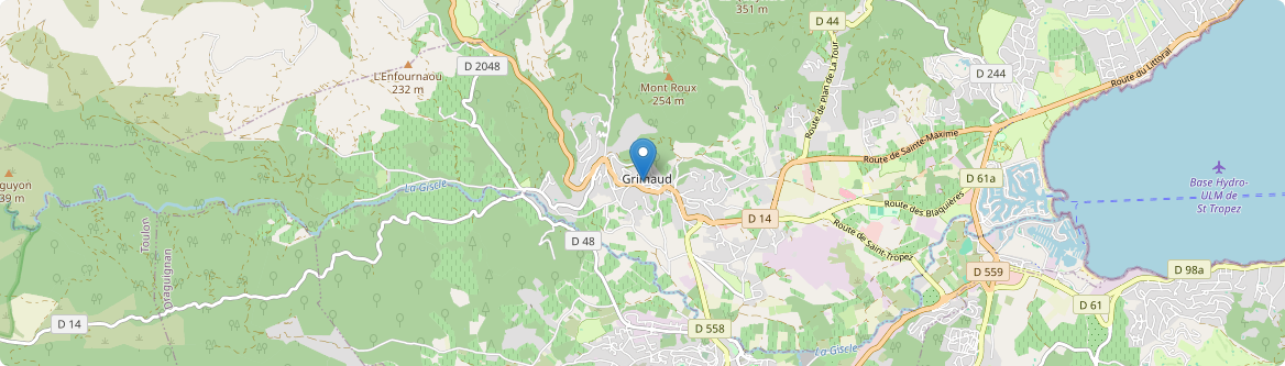 Grimaud - Carte
