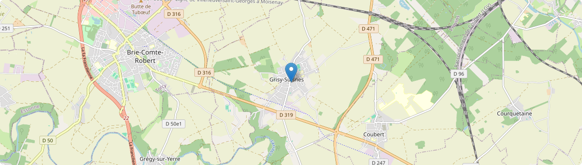Grisy-Suisnes - Carte