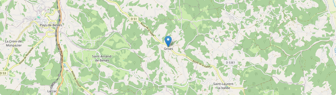 Grives - Carte