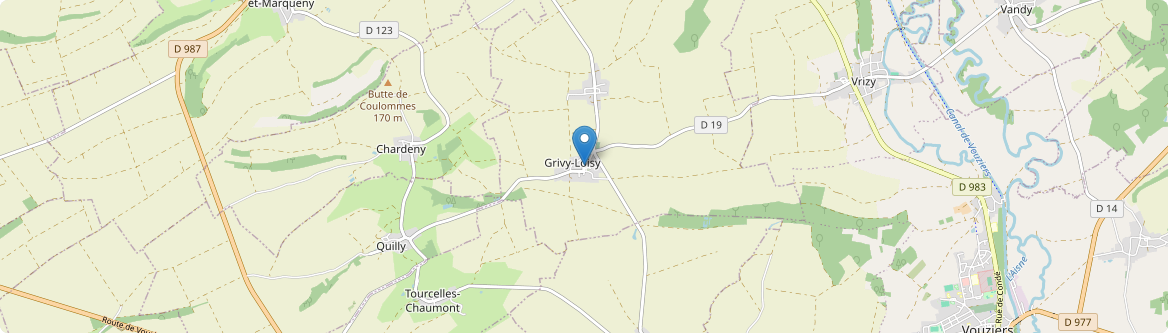 Grivy-Loisy - Carte