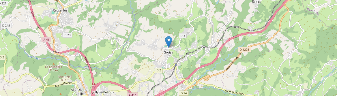 Groisy - Carte