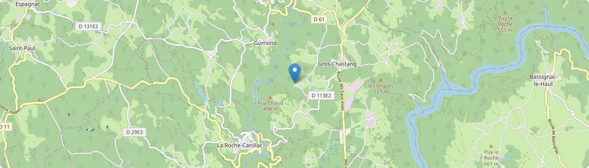 Gros-Chastang - Carte