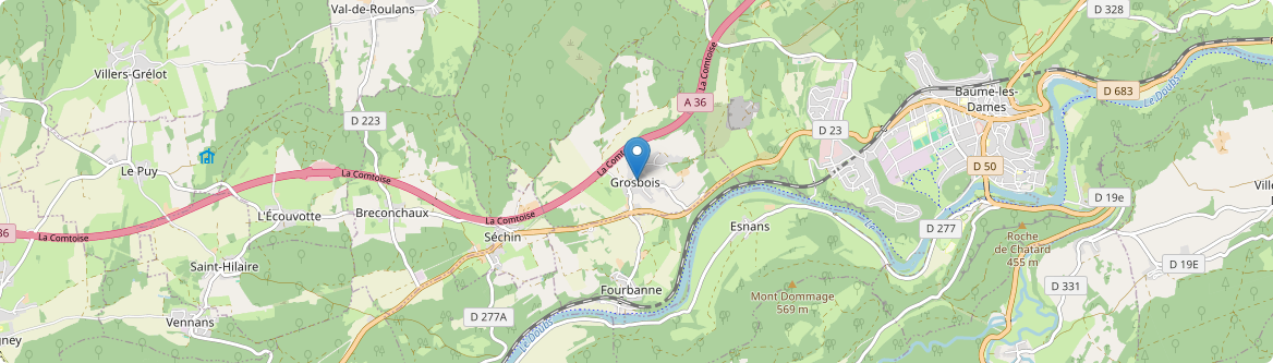 Grosbois - Carte