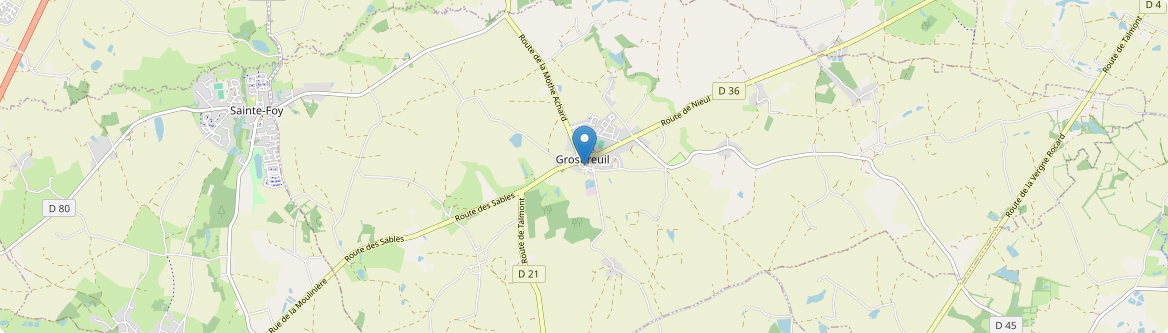 Grosbreuil - Carte