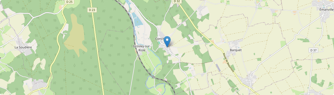 Grosley-sur-Risle - Carte