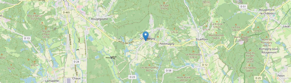 Grosmagny - Carte