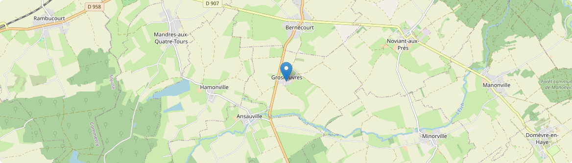 Grosrouvres - Carte