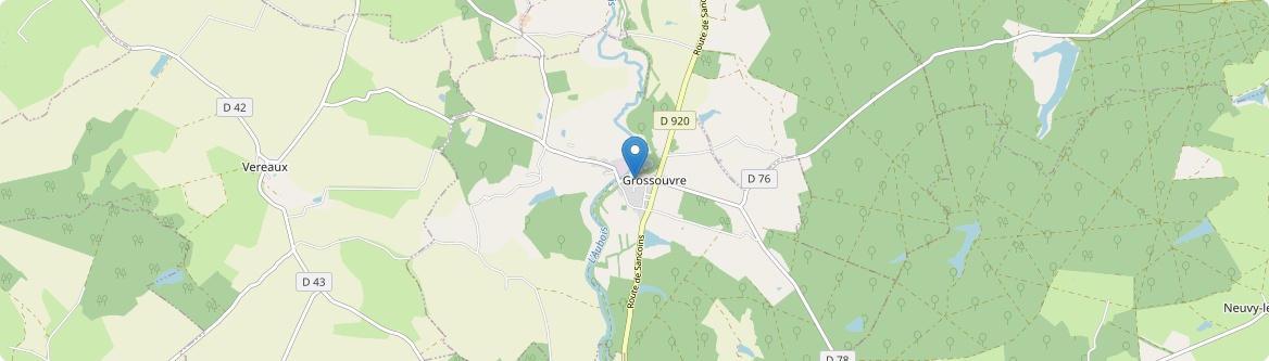 Grossouvre - Carte