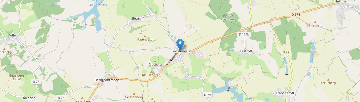 Grostenquin - Carte