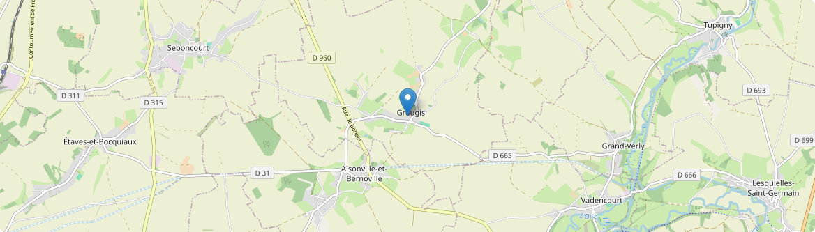 Grougis - Carte
