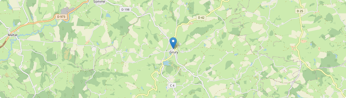 Grury - Carte
