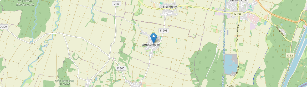 Grussenheim - Carte