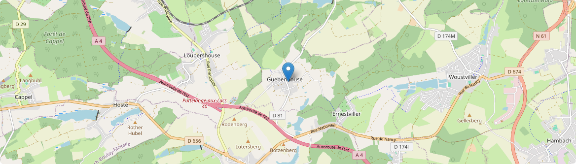 Guebenhouse - Carte