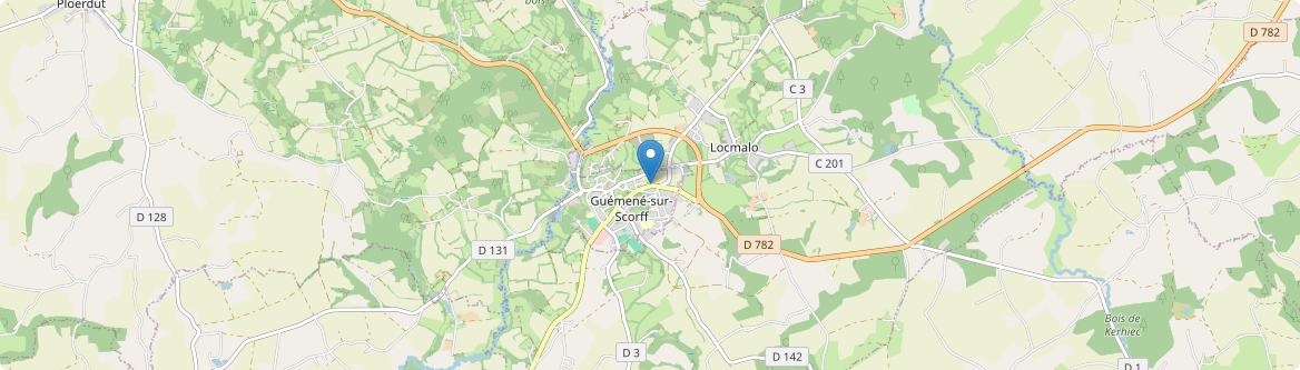 Guémené-sur-Scorff - Carte