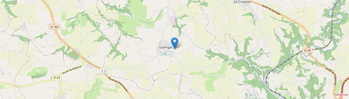 Guengat - Carte