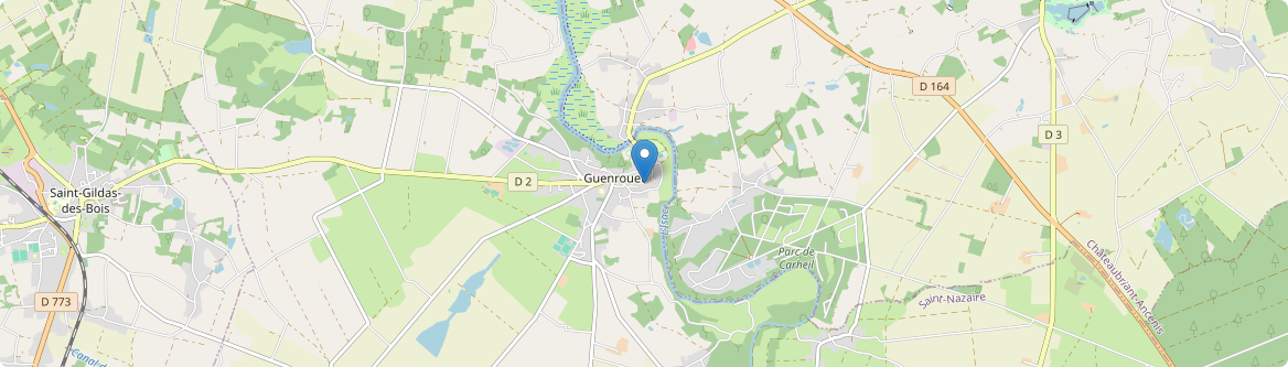 Guenrouet - Carte