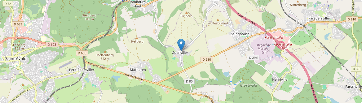 Guenviller - Carte