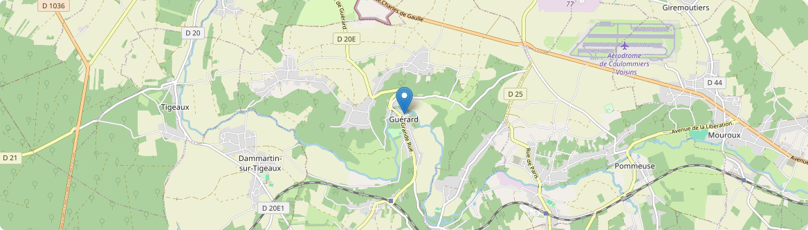 Guérard - Carte