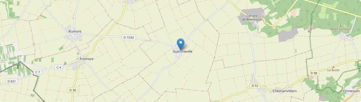Guercheville - Carte