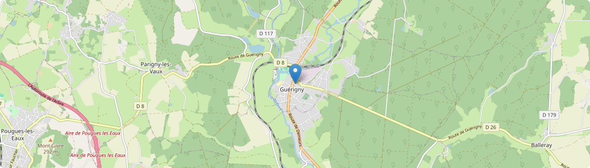 Guérigny - Carte