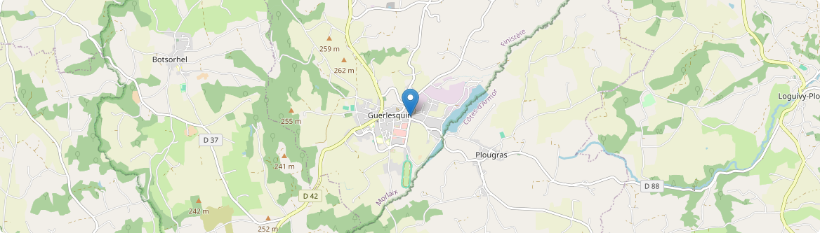 Guerlesquin - Carte