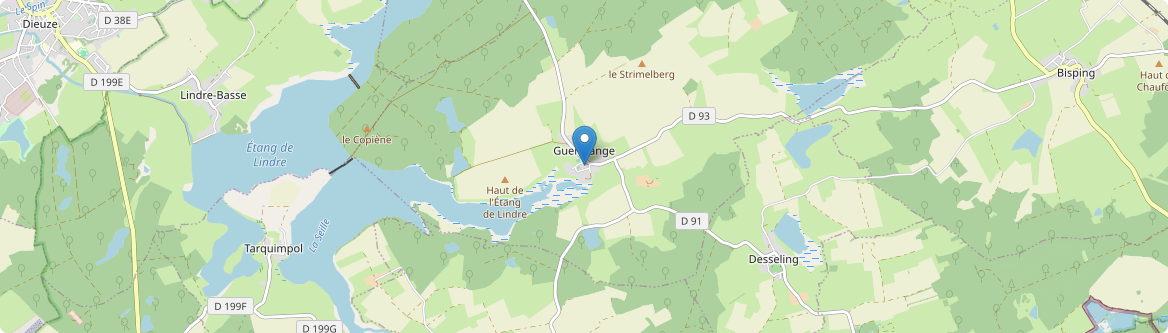 Guermange - Carte