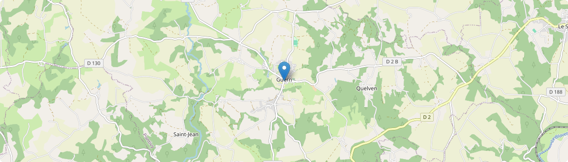 Guern - Carte
