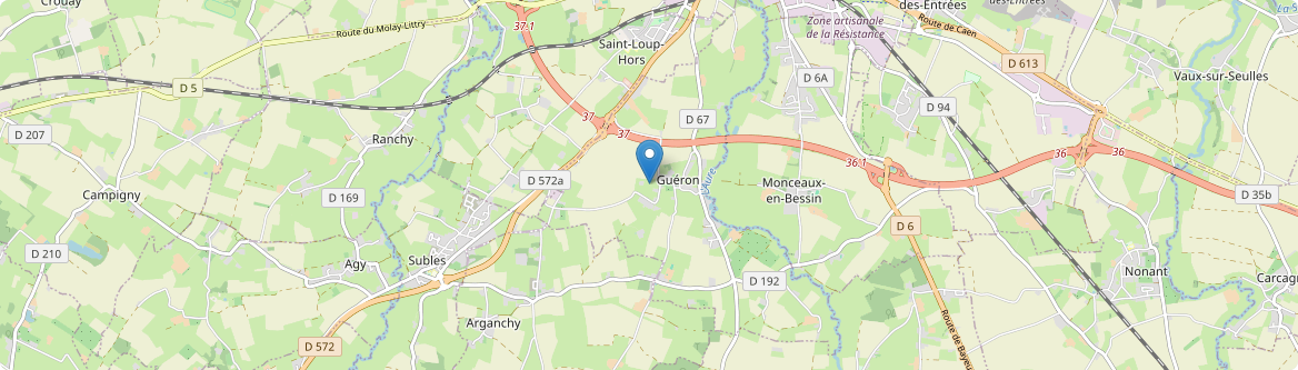 Guéron - Carte