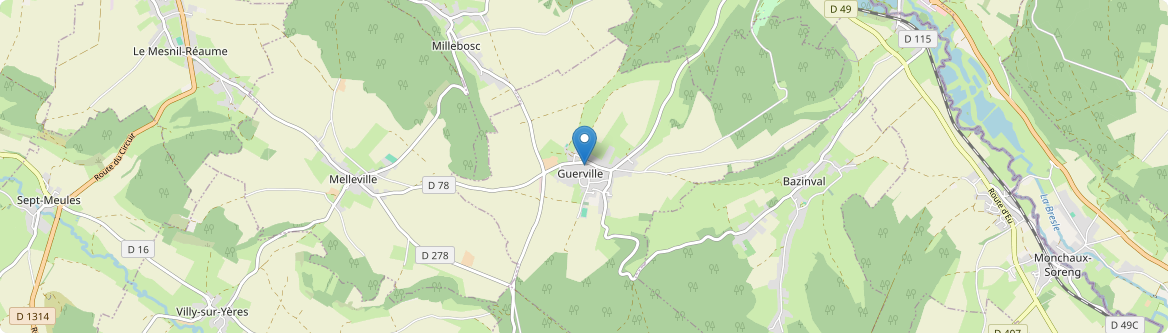 Guerville - Carte