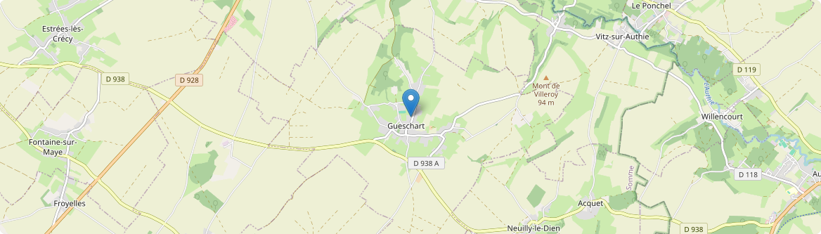 Gueschart - Carte
