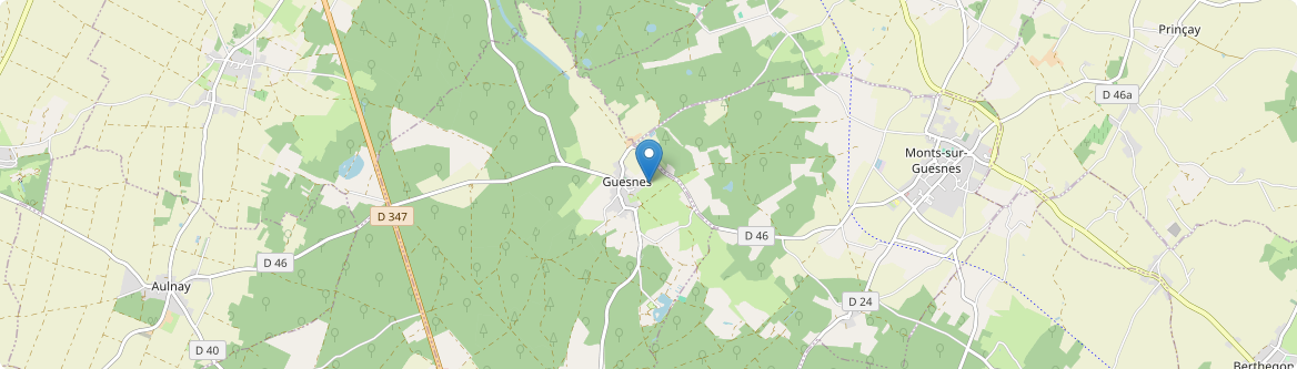 Guesnes - Carte