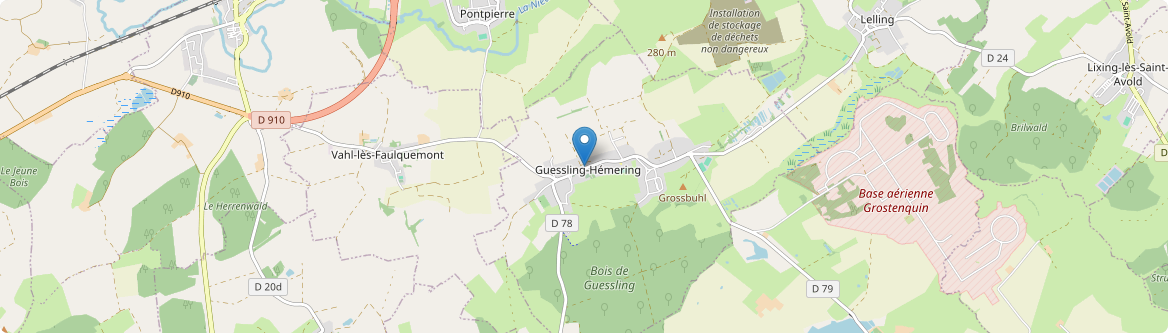 Guessling-Hémering - Carte