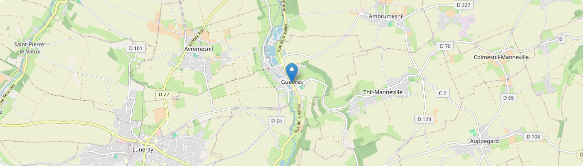 Gueures - Carte